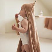 Badcape Badstof 75x75cm - Biscuit