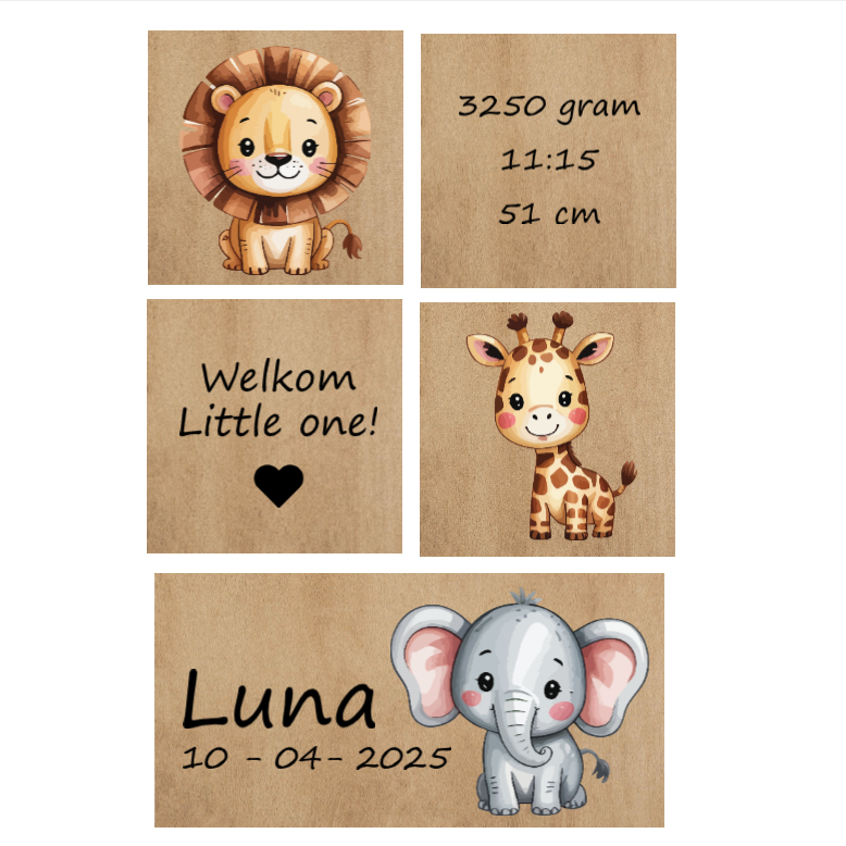 HOUTENBLOK | Luna