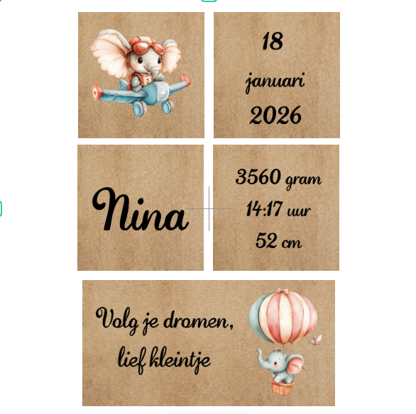 HOUTENBLOK | Nina