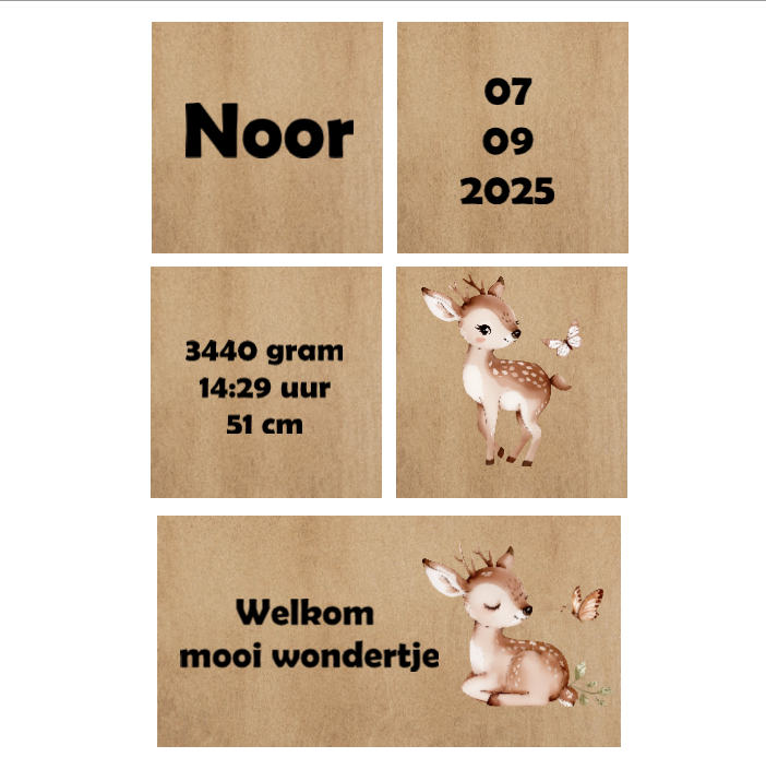 HOUTENBLOK | Noor