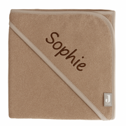 Badcape Badstof 75x75cm - Biscuit