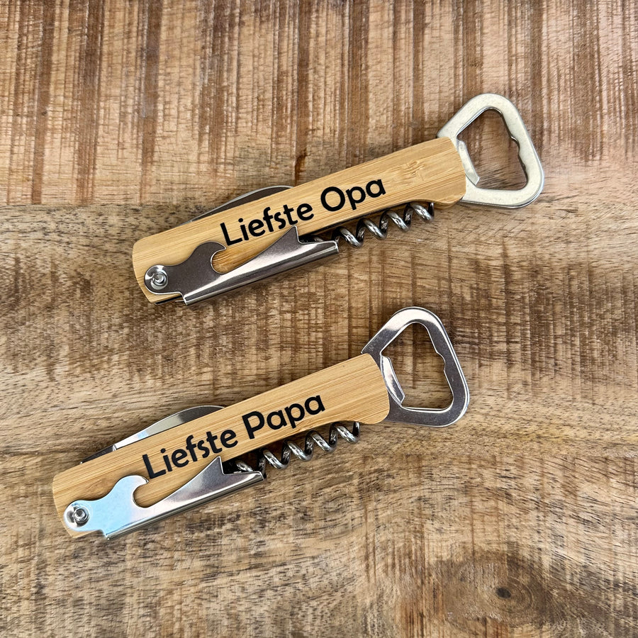 BIER/WIJNOPENER | Liefste papa of opa