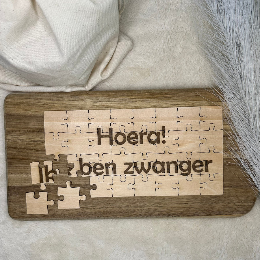 PUZZEL | Zwangerschapsaankondiging