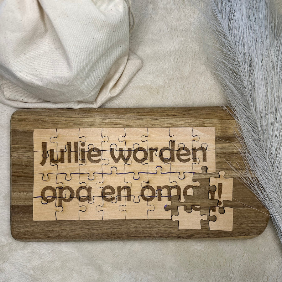 PUZZEL | Zwangerschapsaankondiging